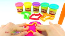 Play Doh Sparkle Collection Fun and Creative for Children Animal Molds Learning Video for Kids