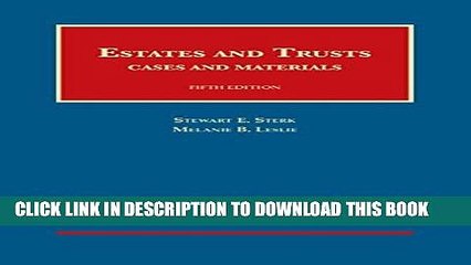 [PDF] Estates and Trusts (University Casebook Series) Full Colection
