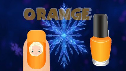 Learn Colors Elsa Frozen Nail Art for Kids # Learn Colors with Elsa Nail Art for Children
