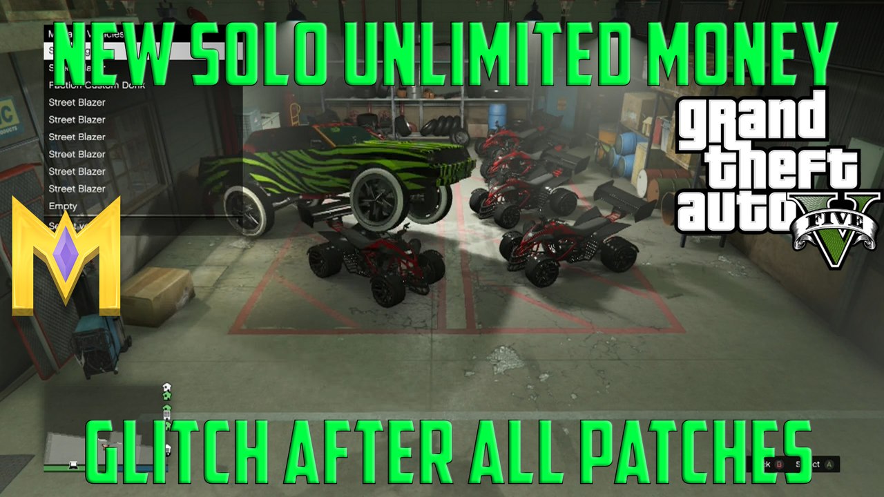 GTA 5 Glitches - NEW SOLO Unlimited Money Glitch - AFTER Patch & Hotfixes