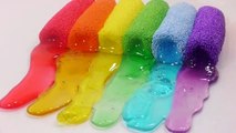 DIY How To Make Rainbow Colors Foam Learn Colors Slime Clay Toys Kids Songs Finger Family