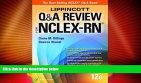 Best Price Lippincott Q A Review for NCLEX-RN (Lippioncott s Review for Nclex-Rn) Diane Billings