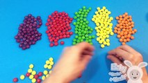 New Learn Colours with Skittles Candy Rainbow and Surprise Balls! Lesson 5