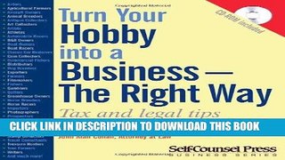 [READ] Mobi Turn Your Hobby into a Business - The Right Way: Tax and legal tips to avoid IRS