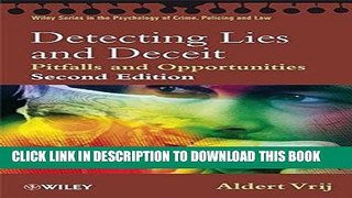 [FREE] Audiobook Detecting Lies and Deceit: Pitfalls and Opportunities Download Online