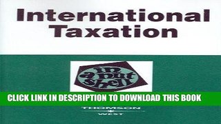 [READ] Mobi International Taxation in a Nutshell, (In a Nutshell (West Publishing)) Audiobook