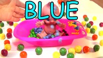 Learn Colours with Baby Doll Toys Bath Time Candy How to Bath Baby Learning Colours Video for Kids