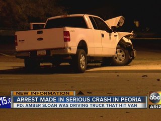 Woman arrested in Peoria crash that left 1 boy dead, 4 others badly hurt