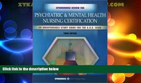 Price Springhouse Review for Psychiatric and Mental Health Nursing Certification Springhouse On