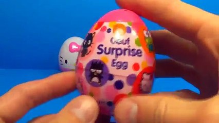 3 surprise eggs HELLO KITTY surprise egg Kinder Surprise egg Oeuf surprise egg 킨더 서프라이즈