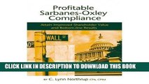 [FREE] Ebook Profitable Sarbanes-Oxley Compliance: Attain Improved Shareholder Value and