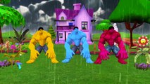 Hulk Cartoon Rain Rain Go Away Nursery Rhymes | Hulk 3D Rain Rain Go Away Rhymes For Children