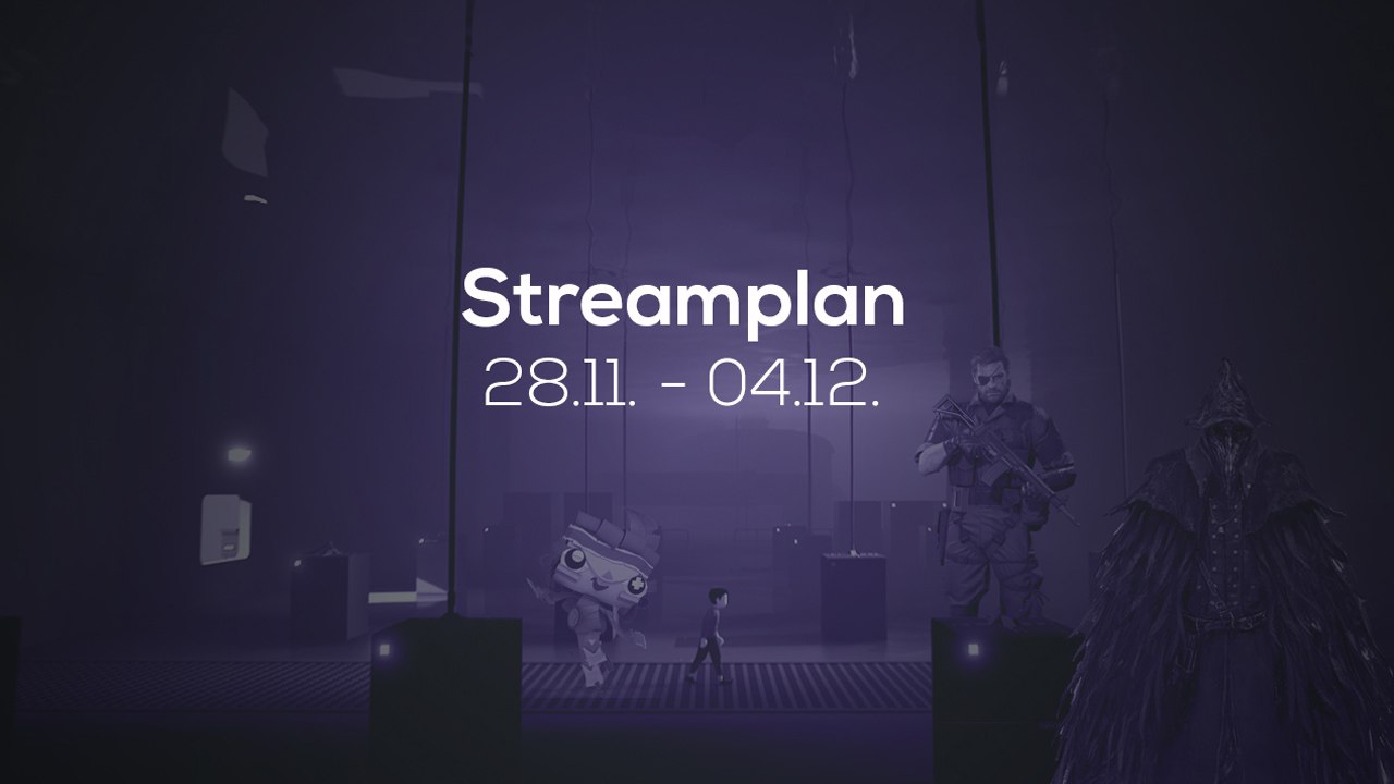 Wochenvorschau twitch-streams - 28.11. bis 04.12.2016