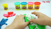 PJ Masks - Catboy And Owlette, Gekko Play Doh Compilations Learn Colors and Suprise Play Dough Eggs