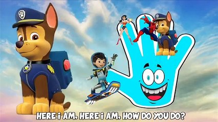 Finger Family Miles Of Tomorrow Land Chase Superman Animation Daddy Finger Nursery Rhyme Song