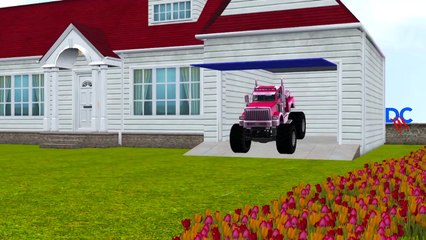 Monster Truck Finger Family Rhymes For Children | Monster Trucks Cartoons For Children