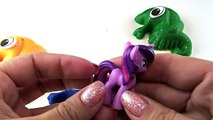 Play Doh Surprise Eggs Lego LPS MLP from Eggs and Toys TV