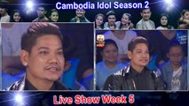 ឈុំ រ៉ូបឺត _ Cambodian idol Season 2 _ Live Show Week 5, Hang Meas HDTV on 27 Nov 2016