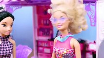 Barbie Mall Elsa Hair Salon Jasmine Spiderman DisneyCarToys Barbie Bad Hair Spider Man