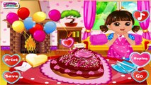 Dora Make Cake Love - Dora birthday caker - Game Dora for Children