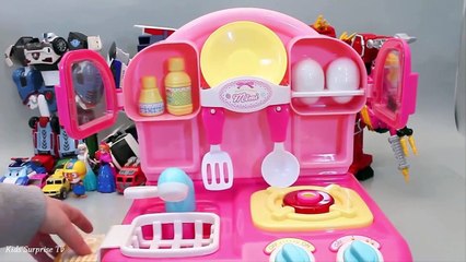 DIY How To Make Ramen Noodle Kitchen Toy Cooking - Masha and The Bear With Dora Learn Colors