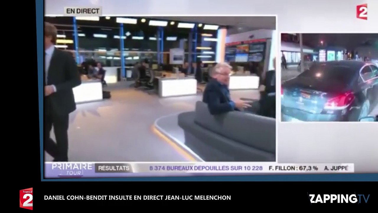 Daniel Cohn-Bendit insulte Jean-Luc Mélenchon en direct (Vidéo)