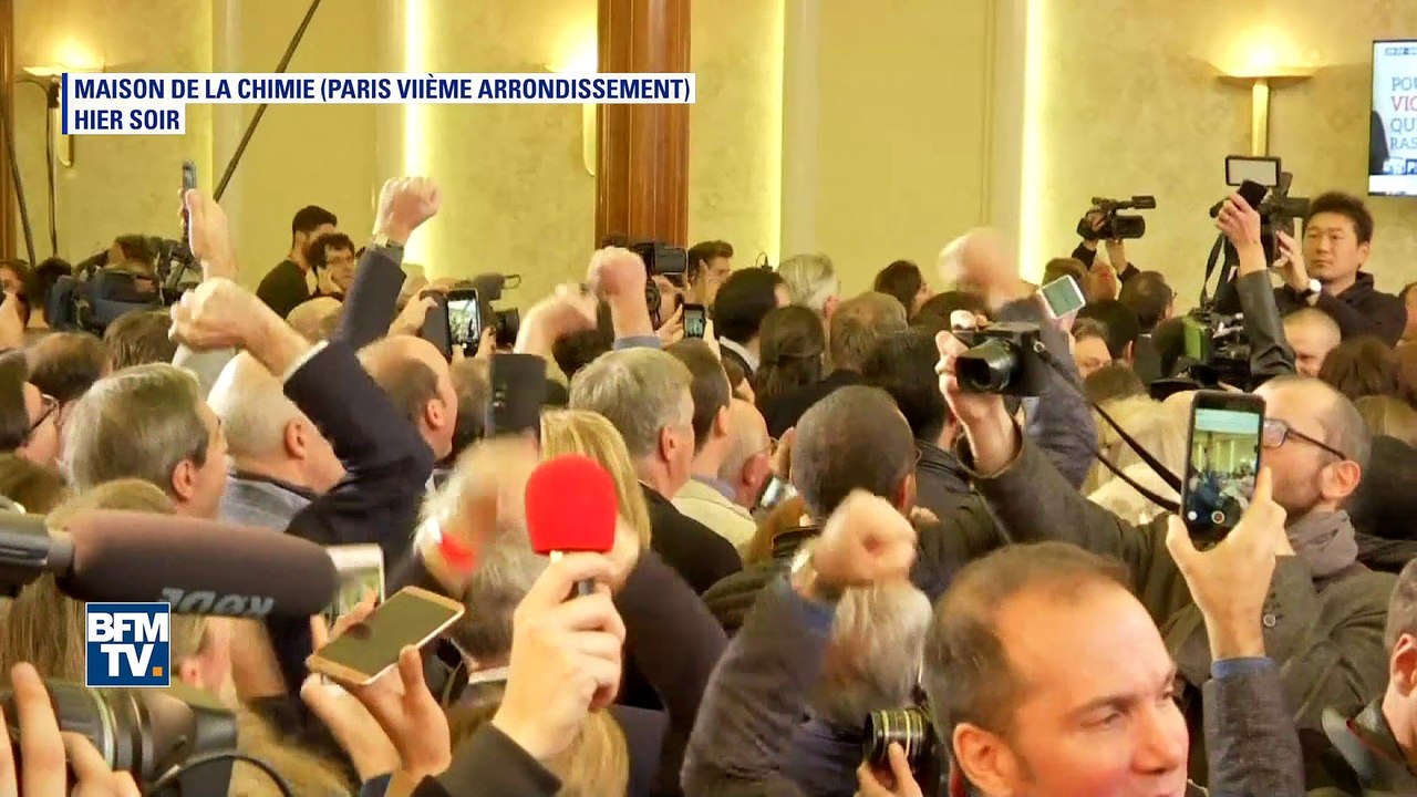 Primaire à droite: la liesse chez les pro-Fillon à l'annonce des résultats