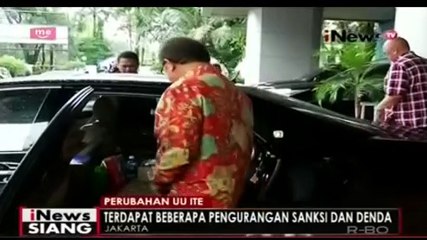 Revisi UU ITE Ditetapkan Hari Ini