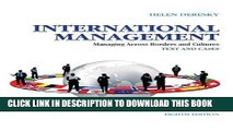 [READ] Kindle International Management: Managing Across Borders and Cultures, Text and Cases (8th