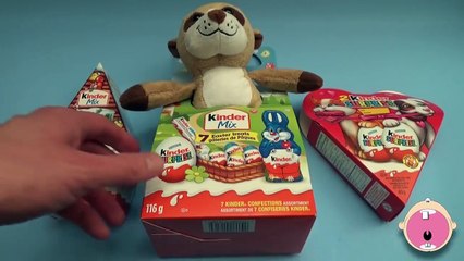 Kinder Surprise Egg Opening Party! Opening Christmas Easter and Valentine Surprise Eggs!