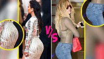 Kim Kardashian and Khloe Kardashian FLAUNT BOOTY At Yeezy Fashion Show