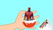 Whats Inside Animated Kinder Surprise Eggs: Spiderman & Hulk Fun Fight for Kids