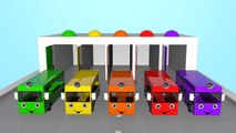Colors for Children to Learn with 3D Color Bus Toy - Colours for Kids to Learn - Learning Videos