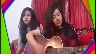 sanam re Girls sing a romantic hindi song