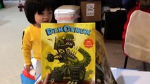 DinoTrux Garbageadon Speed Drawing Chris Gall Dinotrux Book Art Version by FamilyToyReview
