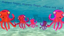 HD Octopus Finger Family Song Daddy Finger Nursery Rhymes Full animated cartoon english 2016