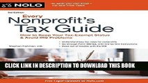 [READ] Kindle Every Nonprofit s Tax Guide: How to Keep Your Tax-Exempt Status and Avoid IRS
