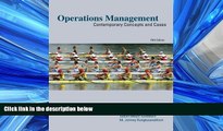 FAVORIT BOOK Operations Management:  Contemporary Concepts and Cases (Mcgraw-Hill/Irwin Series