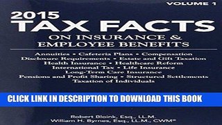 [READ] Mobi Tax Facts on Insurance   Employee Benefits 2015: Annuities, Cafeteria Plans,