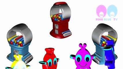 Download Video: 3D GumBall Machines Learn Colors With Color Balls and Pitt Balls For Kids And Children PBTV