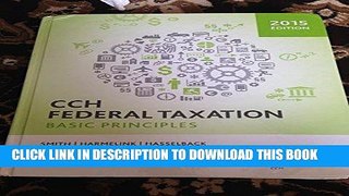 [READ] Kindle CCH Federal Taxation: Basic Principles, 2015 Edition Free Download