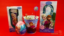 Disney Frozen Party! Opening a HUGE GIANT JUMBO Frozen Surprise Egg and Christmas Stocking!