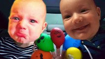 CRYING BABY Superheroes - Learn Colors with Hulk Finger Family Song and Balloons for Babies