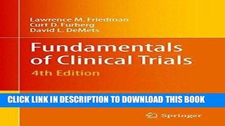 EPUB DOWNLOAD Fundamentals of Clinical Trials PDF Kindle