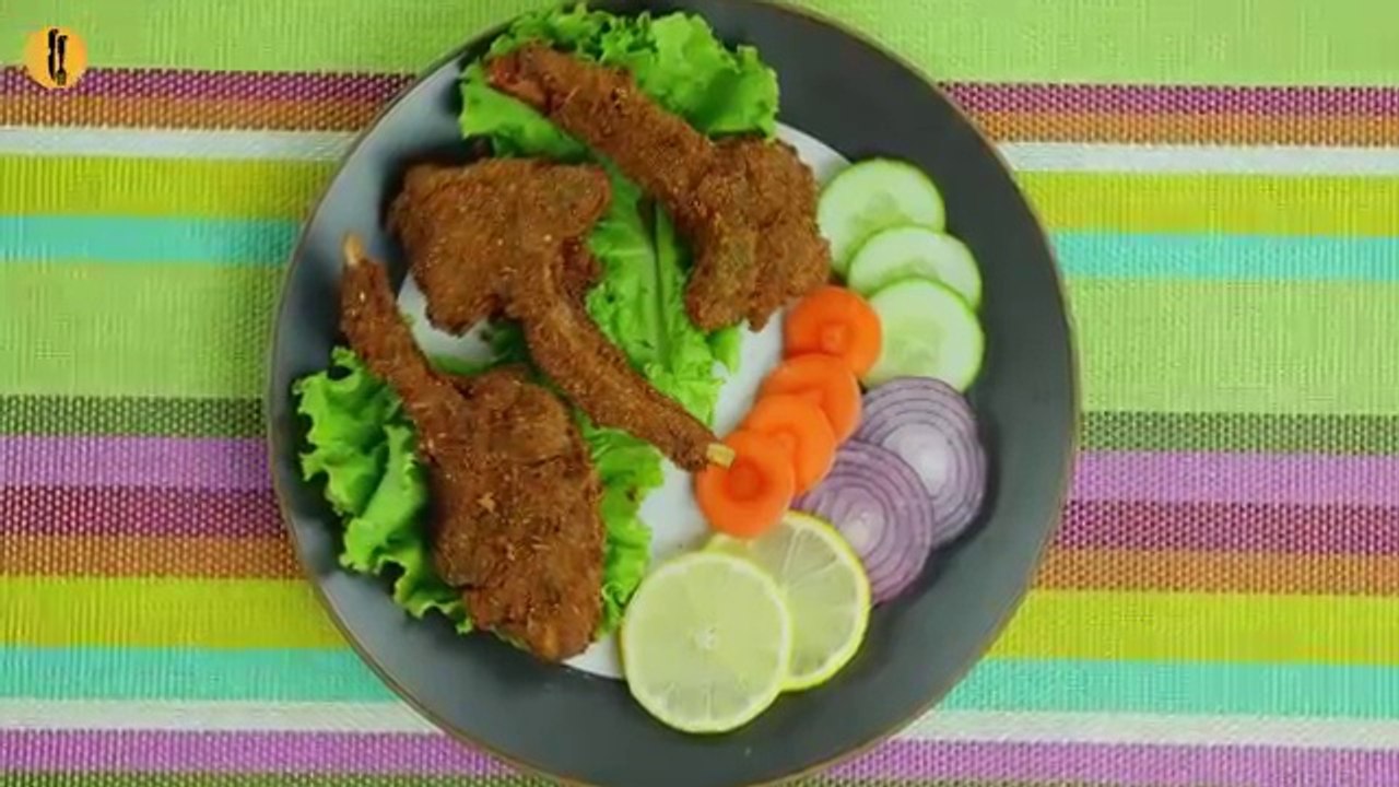 Fried Mutton-Lamb Chops Recipe  (Eid Recipe)