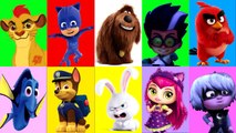PJ Masks Game Surprise Eggs Secret Life of Pets, The Lion Guard, Angry Birds, Dory & Paw Patrol