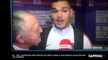 OL – PSG : Hatem Ben Arfa refuse de faire la bise à Jean-Michel Aulas devant les caméras