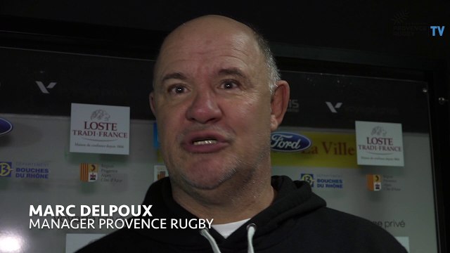 Marc Delpoux après Provence Rugby / Romans