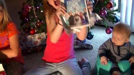 Kids Reaction Opening Presents on Christmas Day