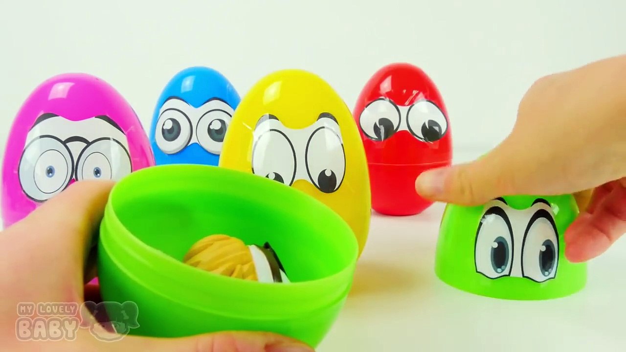 Learn Colors Play Doh Lollipop Popsicle Pacman for Kids Children Toddlers